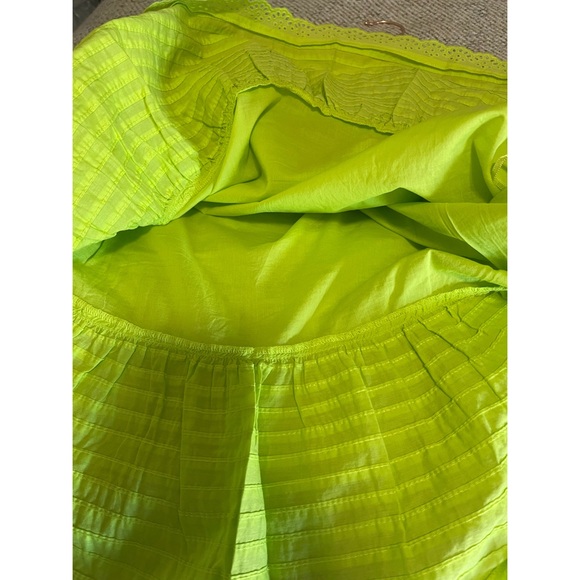 FARM Rio Neon Green Mini Skirt NWT SZ XL - Picture 7 of 15